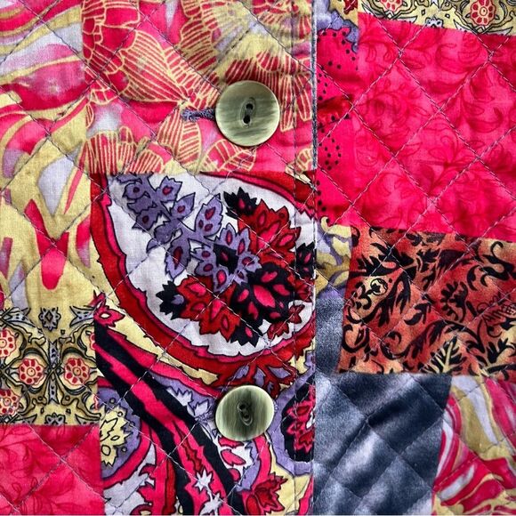 Breckenridge Quilted Patchwork Paisley Jacket
Pink Purple Women's PL Bright - Picture 9 of 11